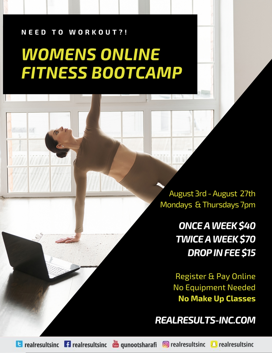 RealResultsInc's tweet photo. Join our bootcamp in August! Still time to register, first class on Monday- https://t.co/WlRcVm1rnJ https://t.co/YRYuLB976W