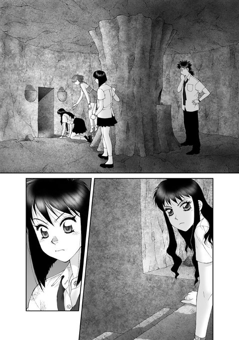 オイラの単行本「かごめかごめ」から
台詞フキダシ擬音無し絵その,50
ほとんどのページに悪あがき修正をしています

4枚目はボツになったコマの絵…レイヤーの中に潜んでたので、修正のために開かないと忘れたままになってた…勿体無い絵でした_φ(>∇<;) 