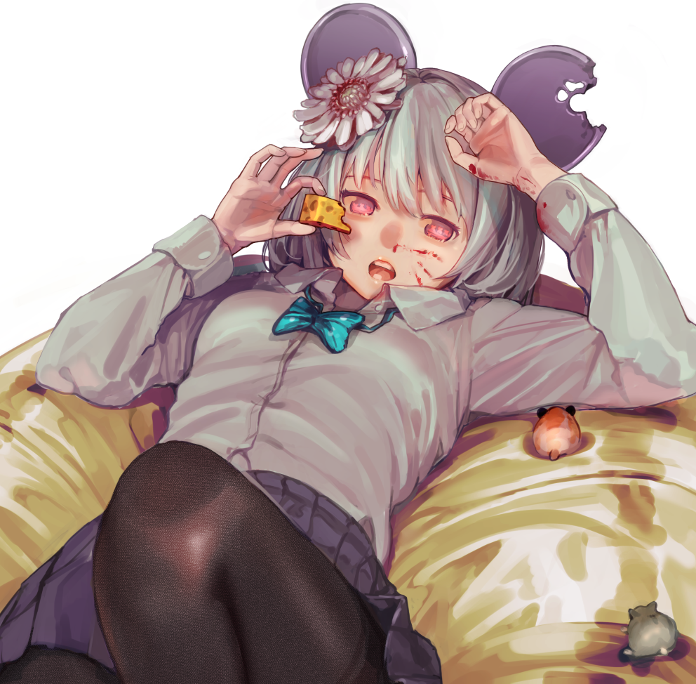 ポケモン ネズミ娘 鼻血で少しヒゲっぽく オリジナルイラスト 夏の創作クラスタフォロ Nik Ibi ニキビ イラスト投稿のイラスト