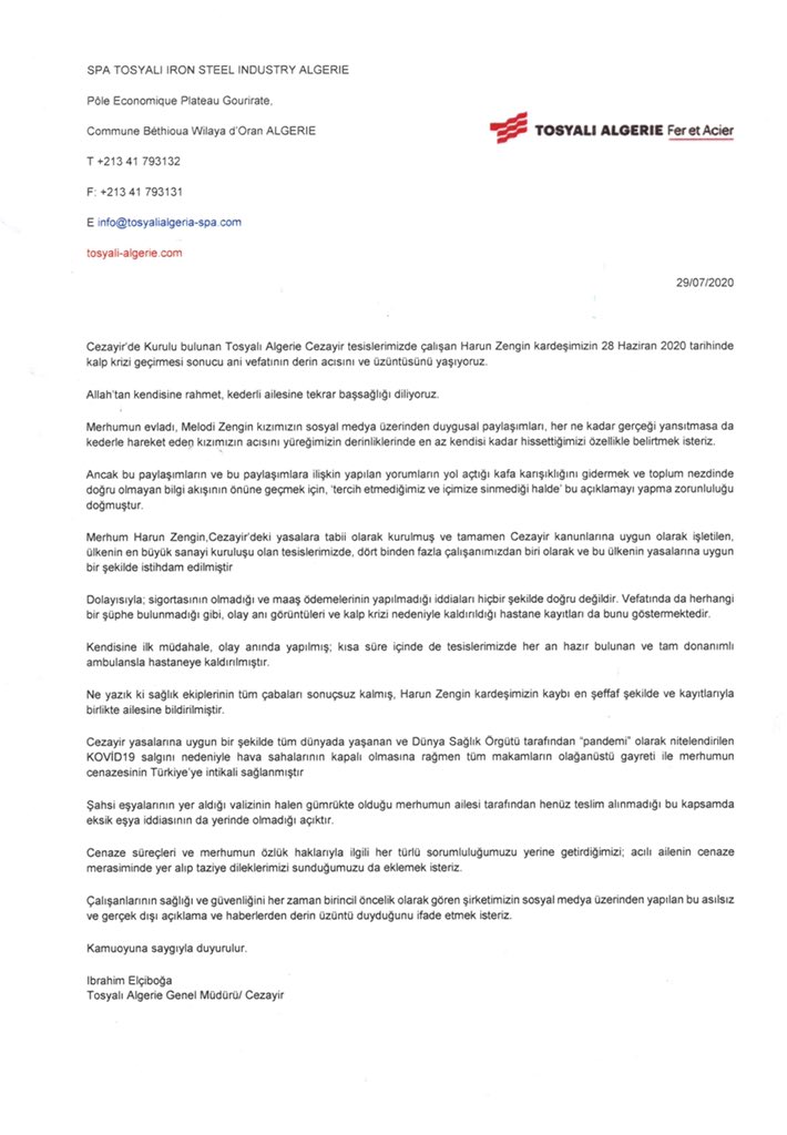 TosyaliAlgerie's tweet photo. @elifbsh @tosyali_holding Tosyali Cezayir Bilgilendirme olarak https://t.co/XeQeSmP85y