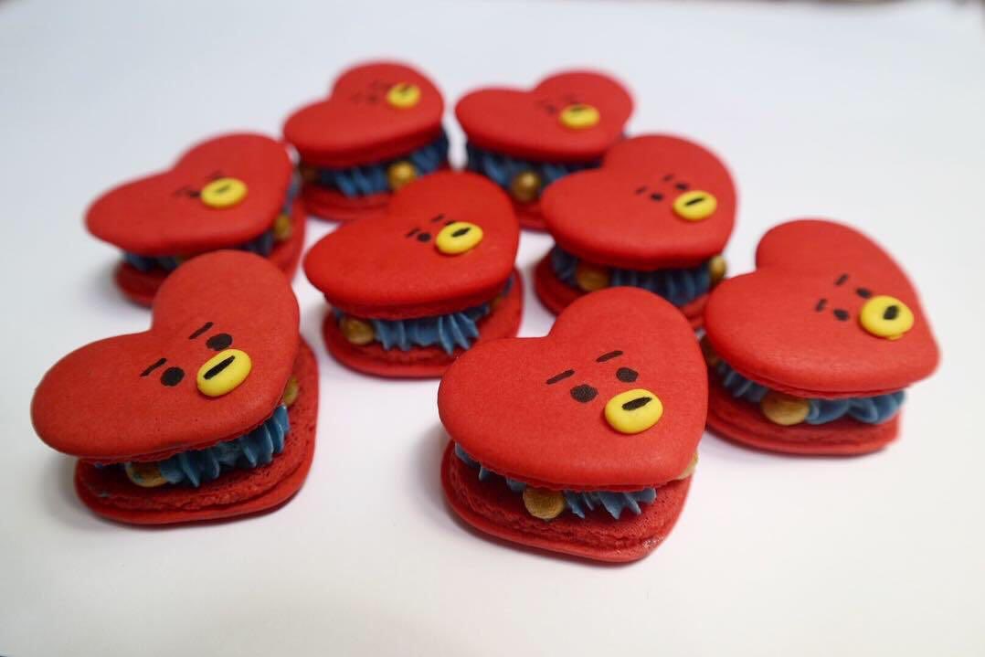 how to make bt21 macarons; a thread!! 