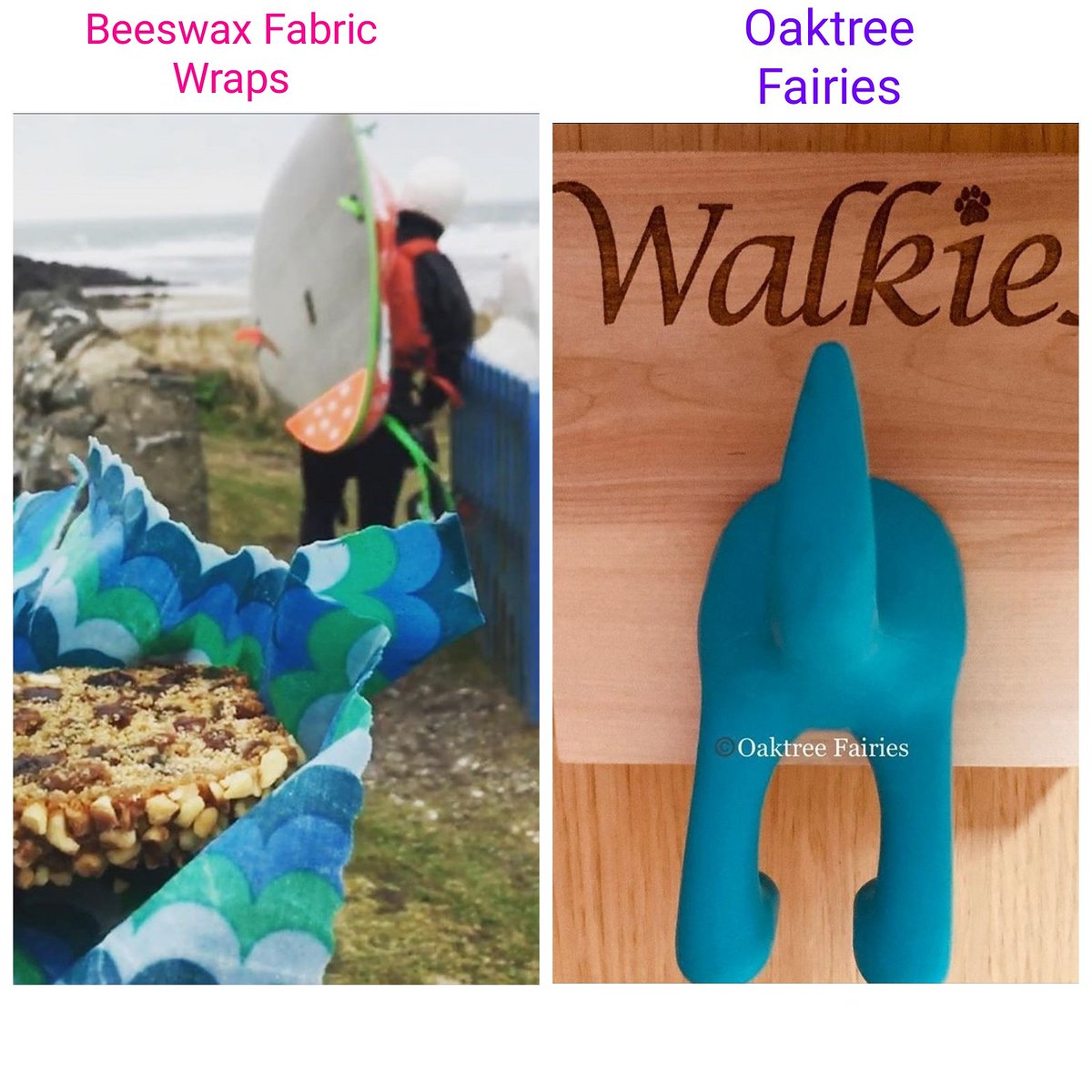 PhysioMon's tweet photo. So #Angleseyhour we're on week 2 of our #6weeksofsummer walking raffle in aid of @alzheimerssoc.

This weeks prize is fabulous! a beeswax wrap from our very own @WrapsFabric 🐝 AND a lovely wooden dog lead hanger from Oaktree Fairies who make our keyrings 😊

#walkandwin https://t.co/biiX8Fsmgf
