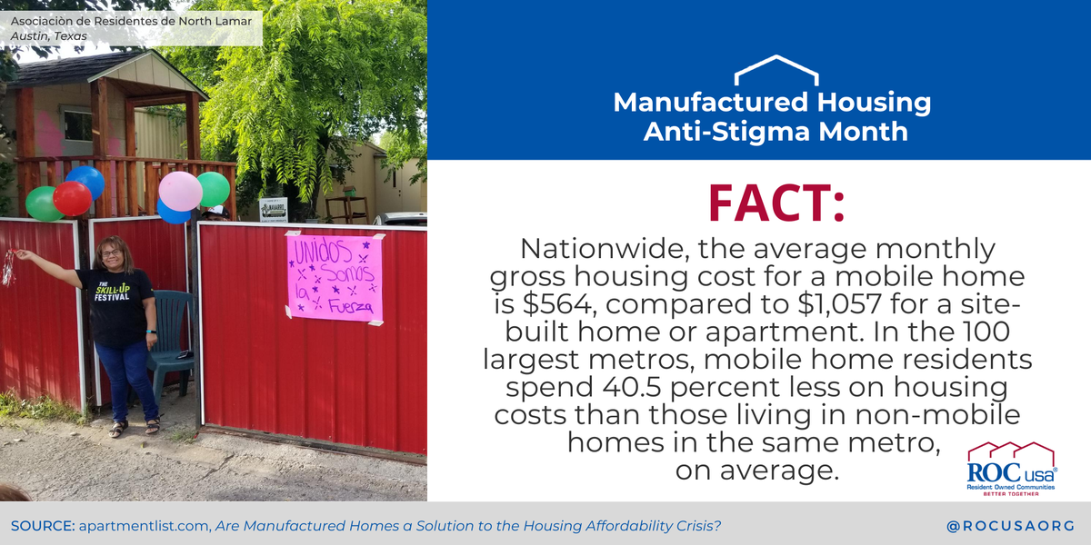 ROCUSAorg's tweet photo. Mobile homes are an #affordablehousing option, especially in big cities.
#RightAtHome2020 #manufacturedhomes #manufacturedhousing https://t.co/5kNUhc1Fui