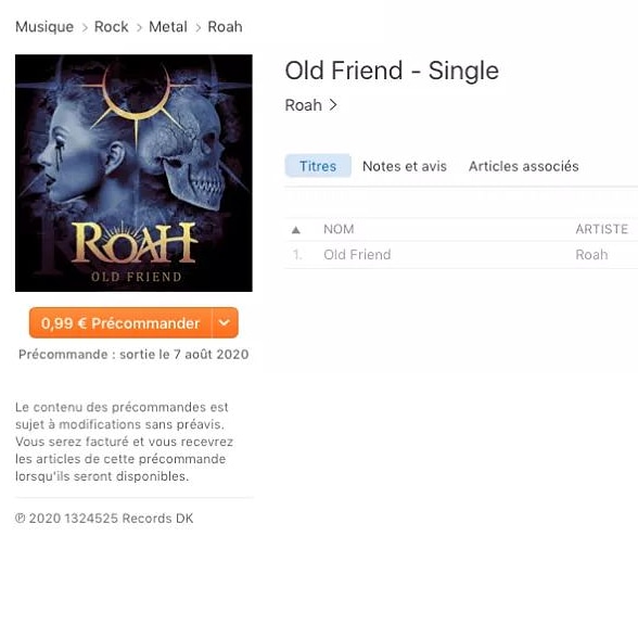 OfficialRoah's tweet photo. Pre-order available on ITunes
https://t.co/Im8rVnjvX6
#paris #powermetal #heavymetal #preorder #itunes #recording #release #single #track #metalband #metal #frenchband #frenchmetal #groupesfrançais #groupesmetal #music #metalriff https://t.co/qvhoCt6Dgs