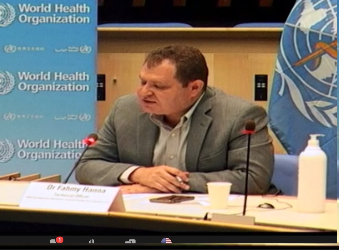 Fahmy Hanna, <a href="/who/">World Health Organization (WHO)</a> expert on <a href="/mhpss/">MHPSS Network</a> in today's seminar <a href="/who/">World Health Organization (WHO)</a> for <a href="/wfsj/">World Federation of Science Journalists</a>: "We must invest and scale up #mentalhealth and psychosocial support massively in all sectors, and particularly in humanitarian emergencies". #timetoinvest <a href="/UnitedGMH/">United for Global Mental Health</a> <a href="/iascch/">Inter-Agency Standing Committee (IASC)</a> <a href="/gabbystern/">Gabby Stern</a> <a href="/MHInnovation/">MH InnovationNetwork</a>