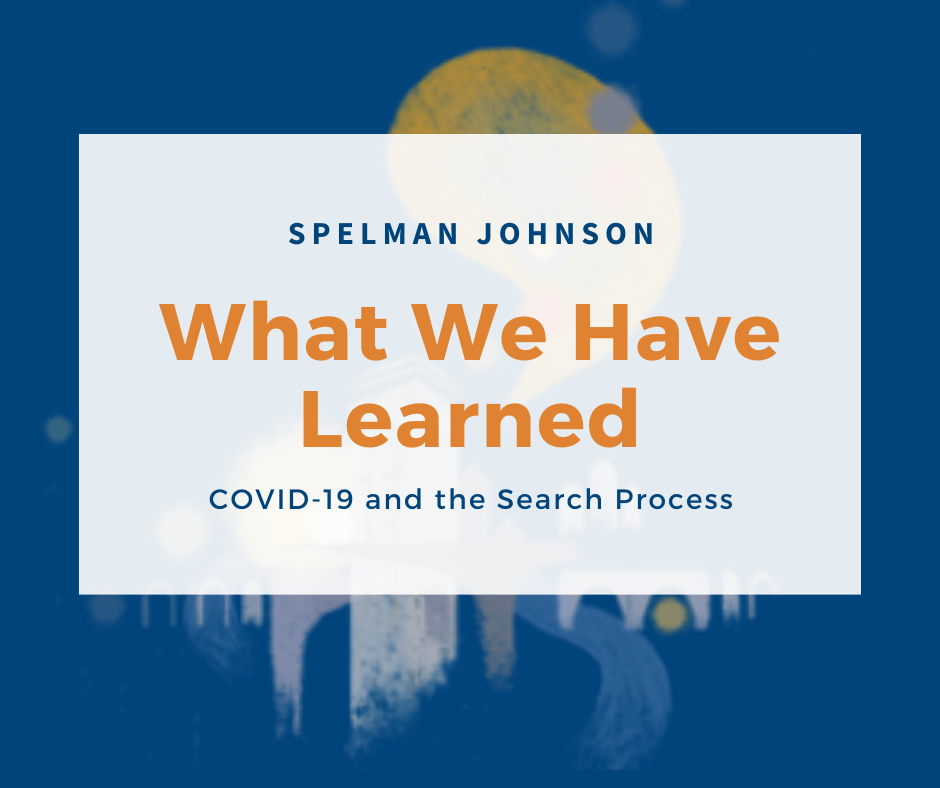 spelmanjohnson's tweet photo. Learn how institutions and candidates are adapting to the virtual search process in a positive way amid COVID. https://t.co/bCqumLj0h3 https://t.co/lP9w3S16PX