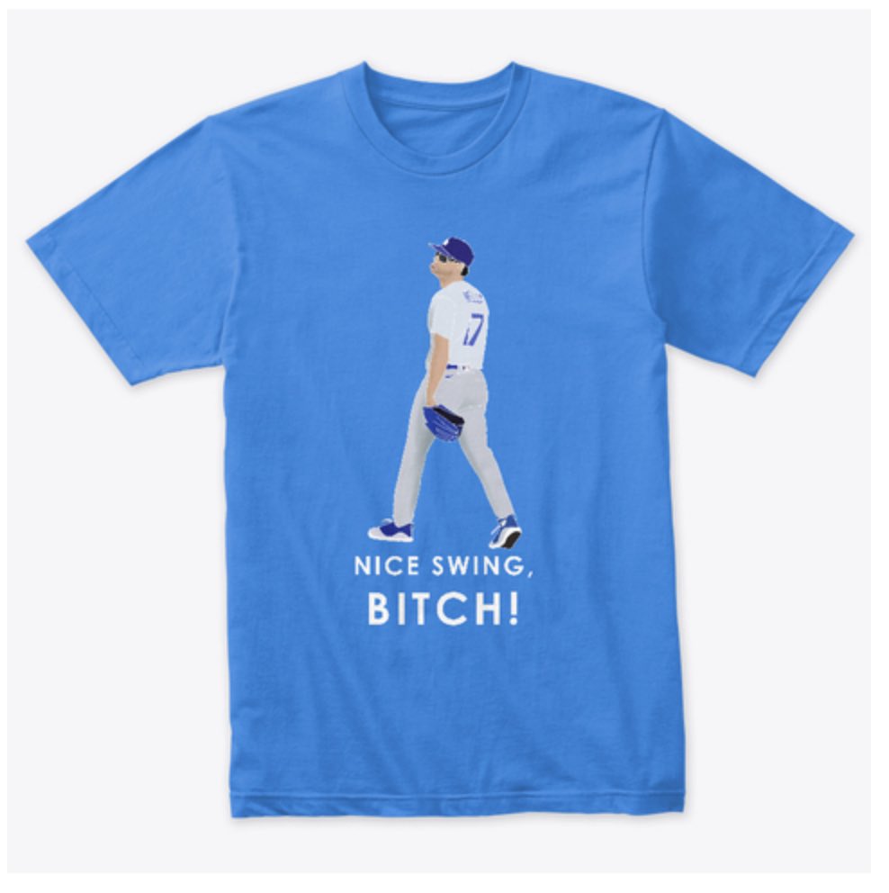 Ross Stripling said earlier today that Joe Kelly’s facial expressions were “one of the funnier things I’ve ever seen on a baseball field” and that the Dodgers are “all excited because we’ll have new shirts to wear for BP.” 

Well, here it is, courtesy of <a href="/DodgersNation/">Dodgers Nation</a> ...