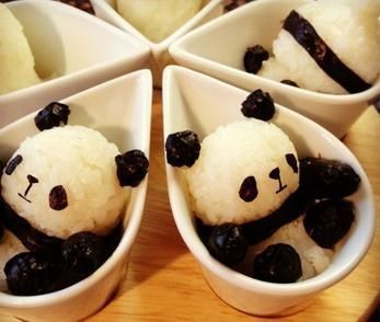 AestheticsJapan's tweet image. Panda Rice Balls