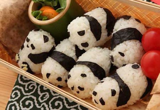 AestheticsJapan's tweet image. Panda Rice Balls