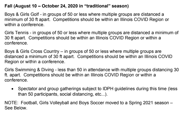 So XC for this fall....