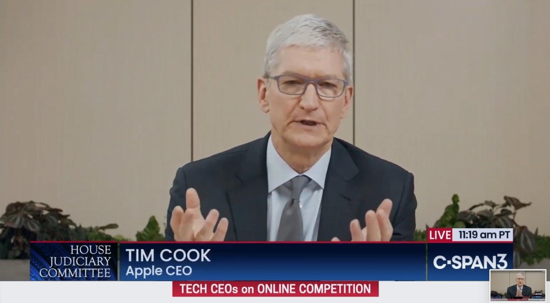 Cook:- Coordinated glasses and tie, nice detail- Very sleek and modern wood panels reminiscent of Apple products- Respect him because he can keep plants alive