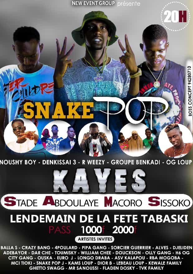 OfficielDioss's tweet photo. Rendez-vous lendemain de la fête de tabaski avec snake pop https://t.co/n2OOCY4bt0
