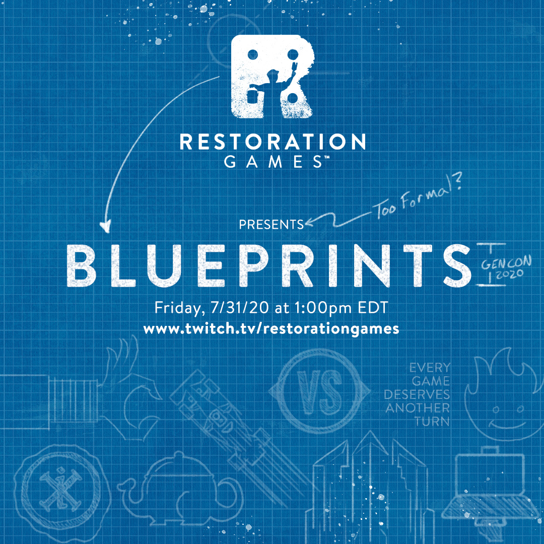 RestorationGame's tweet image. It wouldn't be @Gen_Con without Blueprints. Meet Team Restoration, ask questions, get the latest on Return to Dark Tower and our other projects, and a fun little sneak peek at the upcoming Unmatched 2-pack. gencon.com/events/189495