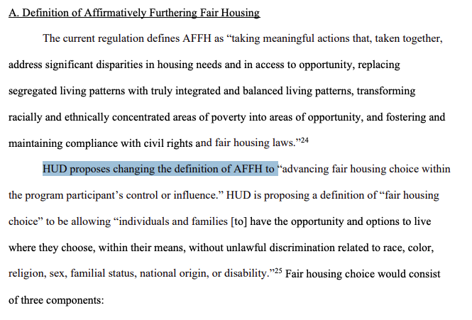 The proposed rule change includes a definition shift.