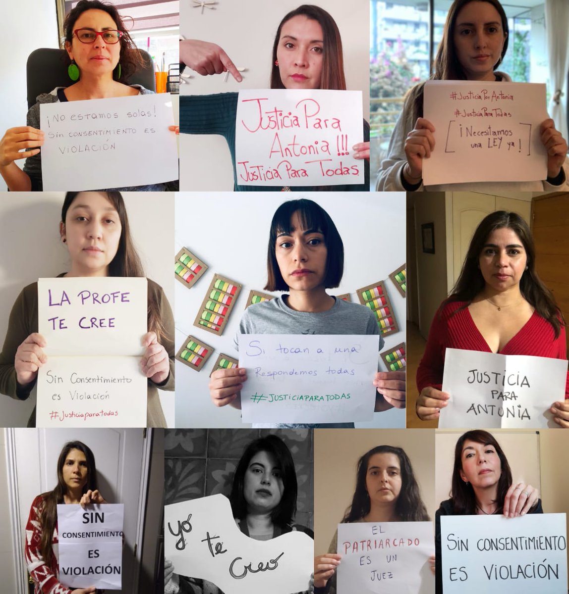 Campaña en apoyo a las víctimas de abuso y violación sexual #LaProfeteCree #YoTeCreo #NoEsNo #SinConsentimientoEsViolacion