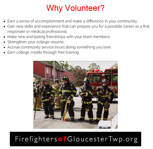 Firefighters of Gloucester Township tweet media
