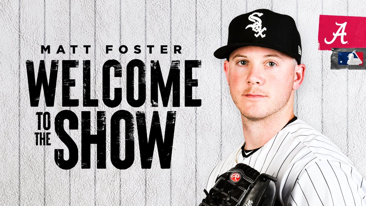 Alabama Baseball (@alabamabsb) on Twitter photo From Tuscaloosa to the Windy City - Congratulations <a href="/MattFoster_14/">Matt Foster</a> on your call up to the <a href="/whitesox/">Chicago White Sox</a>
<a href="/AlabamaBSB/">Alabama Baseball</a> has now had 69 former players in <a href="/MLB/">MLB</a>
#BuiltByBama #RollTide From Tuscaloosa to the Windy City - Congratulations <a href="/MattFoster_14/">Matt Foster</a> on your call up to the <a href="/whitesox/">Chicago White Sox</a>
<a href="/AlabamaBSB/">Alabama Baseball</a> has now had 69 former players in <a href="/MLB/">MLB</a>
#BuiltByBama #RollTide