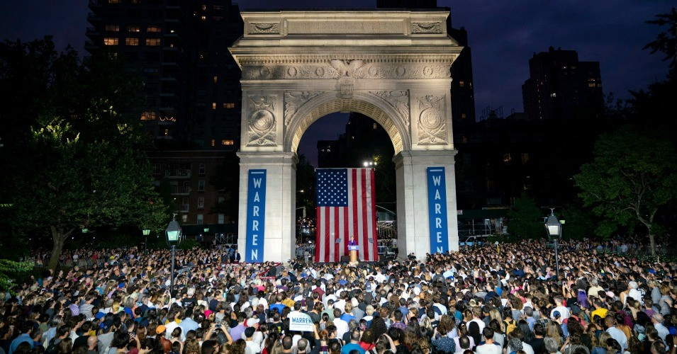 What technical positives Warren would bring to Biden's campaign - a short thread:1. Enthusiasm.She had some of the largest crowds during the primary (only after Bernie). During a time when rallies are not possible, we need someone who has universal name recognition.
