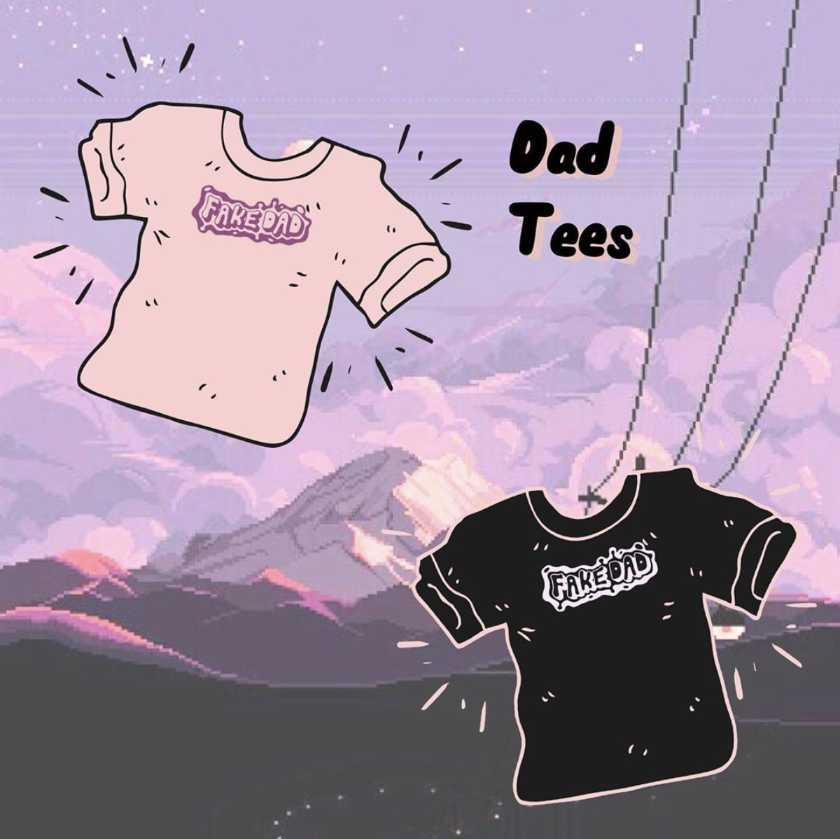 Just a reminder that if you like t-shirts and supporting indie artists, we have a v official merch page ¯\ _(ツ)_/¯ merch.fakedadtheband.com