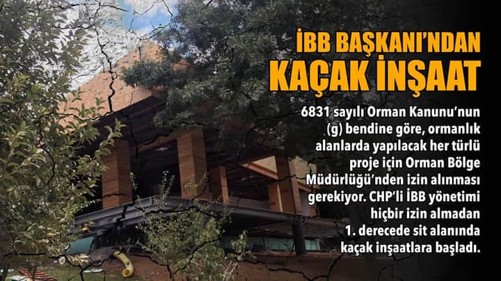 #EkoFelaket İstanbul NİMET NİMET derken bu kadarını da beklemiyordum. 
Bütün sözcülerinin iki kelimesinden biri kişi başına düşen yeşil alan diyenler gözlerini ormanlara diktiler. İşiniz gücünüz rant ve yandaş besleme #Hacıosmankorusu nda #EkoFelaket işbaşında