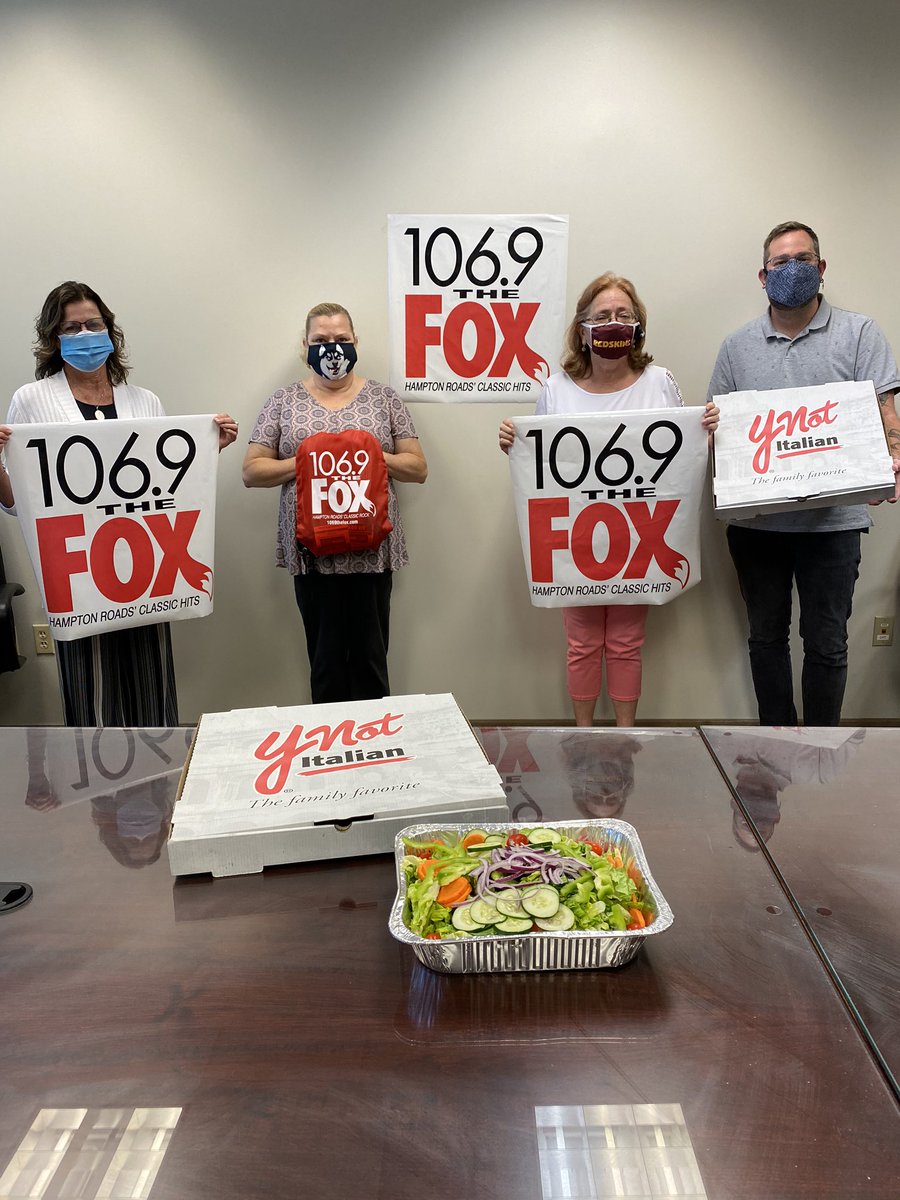 MSA_PC's tweet image. Thank you @YnotItalian and @1069TheFox for a free and fun lunch break!