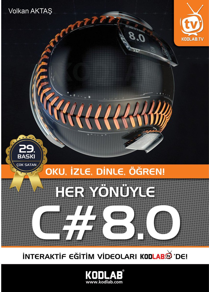Önümüz bayram.Bir nevi hediye olarak hesabımı takip ederek,bu tweetimi beğenen VE retweet yapanlar arasında yapacağım çekilişle 1 kişiye "Her Yönüyle C# 8.0" kitabımı hediye edeceğim.Katılım için son gün 05 Ağustos 2020 
#Csharp #Programlama #Eğitim #kitap hepsiburada.com/her-yonuyle-c-…