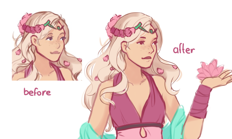 jisa_02's tweet photo. I re-did Perfumas whole face and started working on the lineart, hope I can finish her soon 🌺
#sherafanart #SheraandthePrincessesofPower https://t.co/s8gxFLVU46