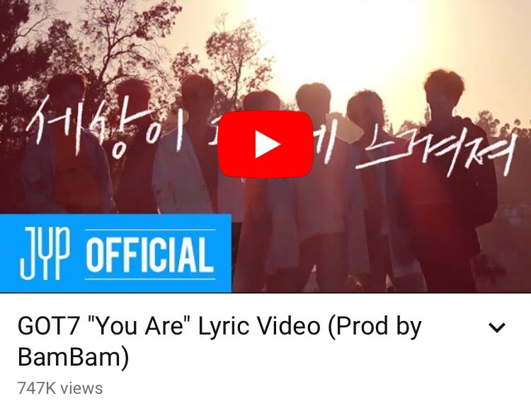 bambam is also a very talented videographer and editor and has made several videos for fans, and even produced got7’s official lyric video for you are, the title track of their 2017 mini album 7 for 7!!