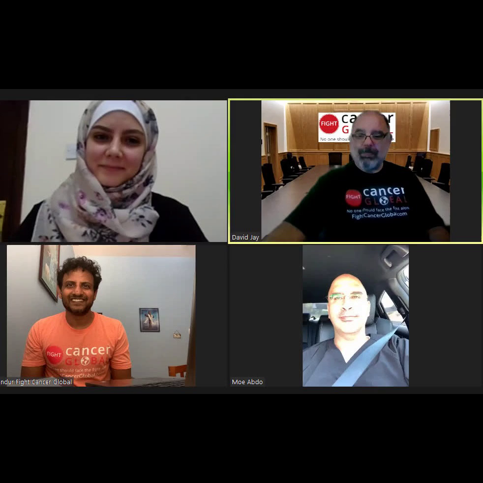 FightGlobal's tweet photo. Fight Cancer Global speaks with Dr. Mariam Mazan, who recently worked with the COVID-19 frontline team with Dubai Health Authority, about our initiatives in UAE.

Our Vision: ONE Global Community
Our Mission: No one should face the fight alone.

Follow us! https://t.co/aXx4jdizuY