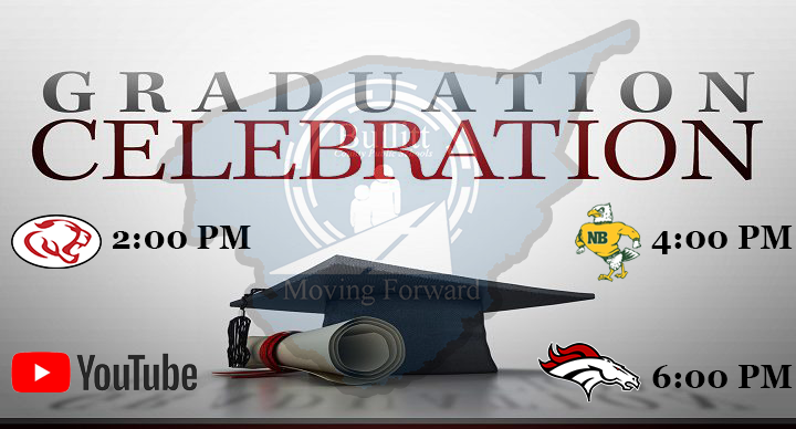bcpsky's tweet photo. Make plans to tune in to the BCPS YouTube Channel on Sunday, August 3rd for the Premier Airing of our 2020 Graduate Celebrations. The schedule is as follows:
● Bullitt Central High School - 2:00 PM
● North Bullitt High School - 4:00 PM
● Bullitt East High School - 6:00 PM https://t.co/VCjx7qZCvH