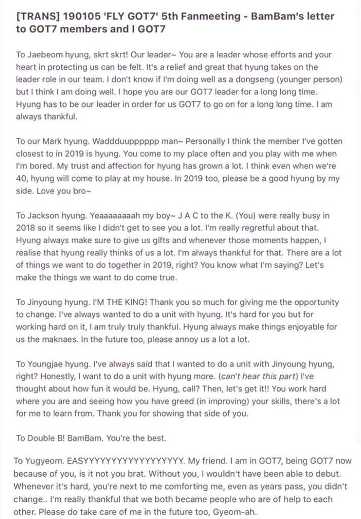 he’s an amazing friend, he loves his members and other idol friends to bits... honestly everyone who knows him personally is so lucky to have him in their lives...