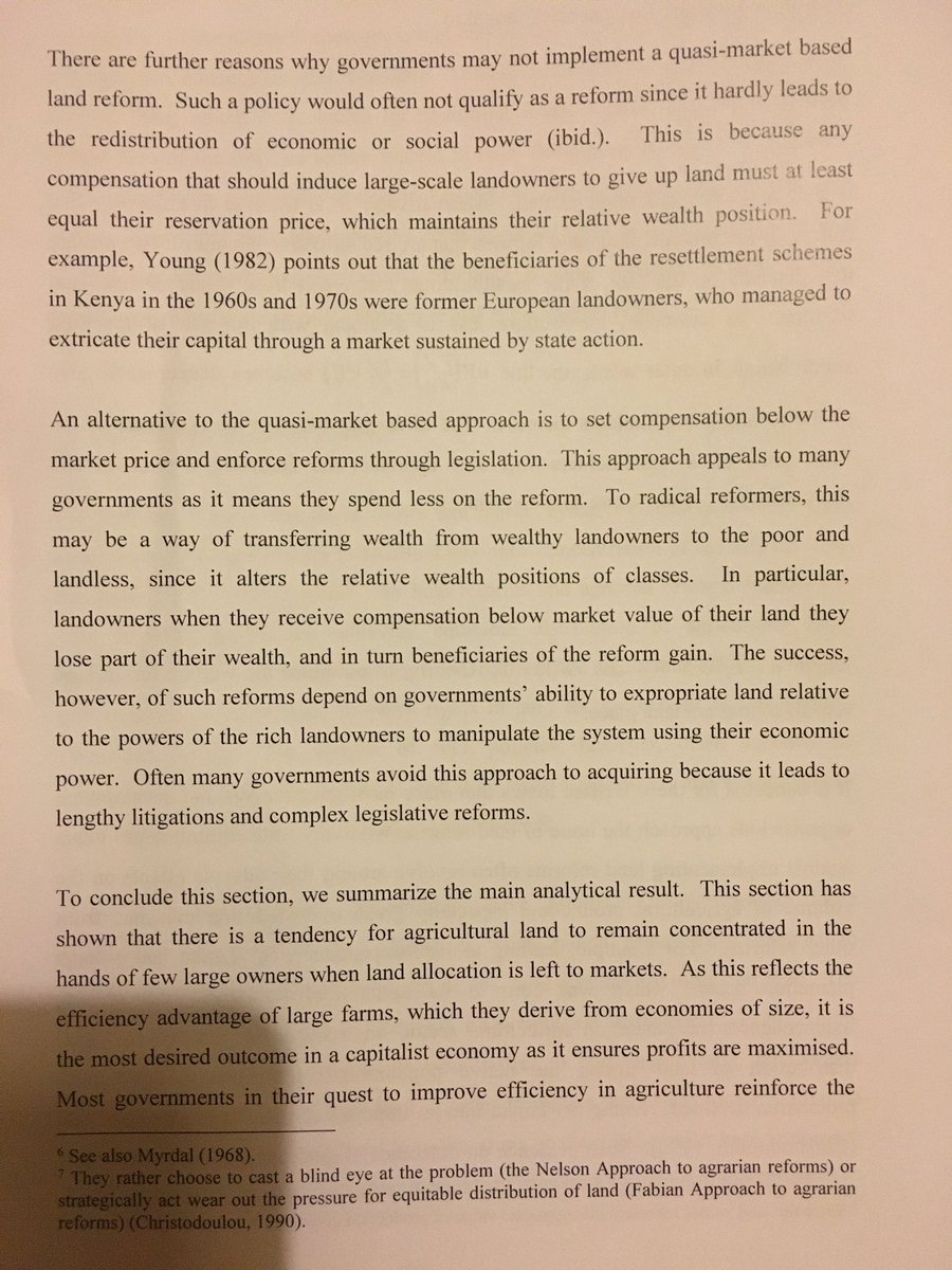 12. For the record, my views on this matter are informed by 20 years of careful study of Zimbabwe land questions? I have drawn on lessons from other countries - Asia, Latin America. If govt consulted on its policies Zim will be a better place! We are here to help!!!
