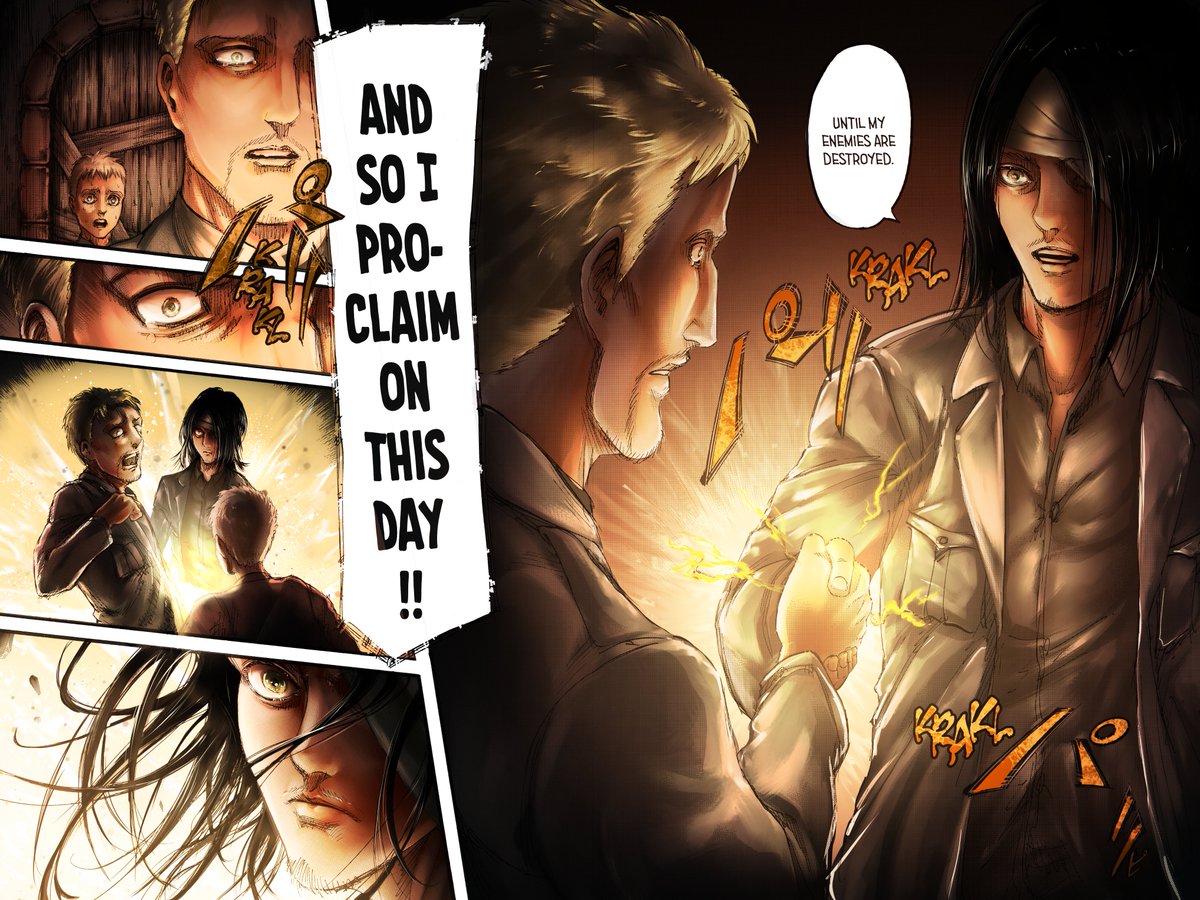 २५२. That AOT chapter 100 Full Recolor is coming everyone. ive resumed work...