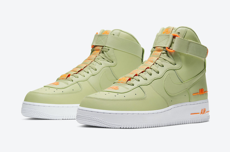Air force 1 07 lv8 orange best sale
