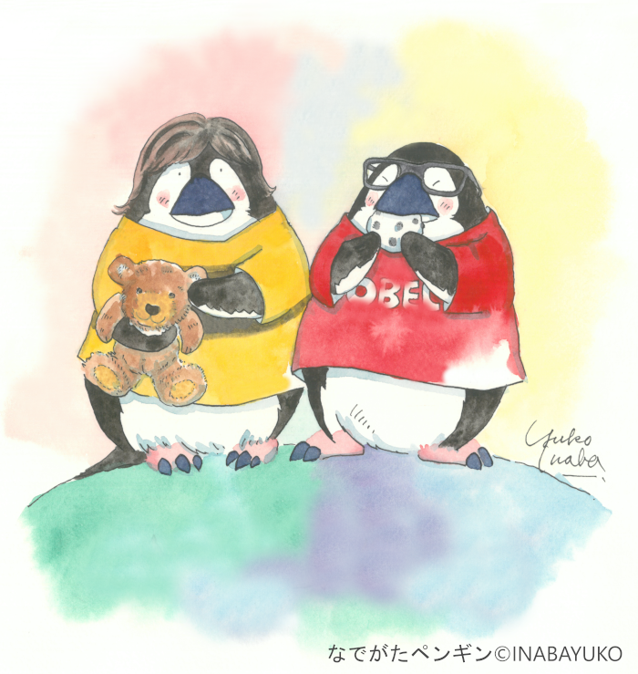 inabayuko's tweet photo. #そんなあなたもペンギン化
ラグビーと甘い物が大好きで、くまちゃんのお好きな奥様からのご依頼におこたえしました!😉
お写真やお好きなものをお伝えいただければ
世界でたった一つのペンギン家族絵を制作しています!
#personalrequest
#rugby
#RugbyPenguin
#ラグビー
#なでがたペンギン https://t.co/wISThP0LNg