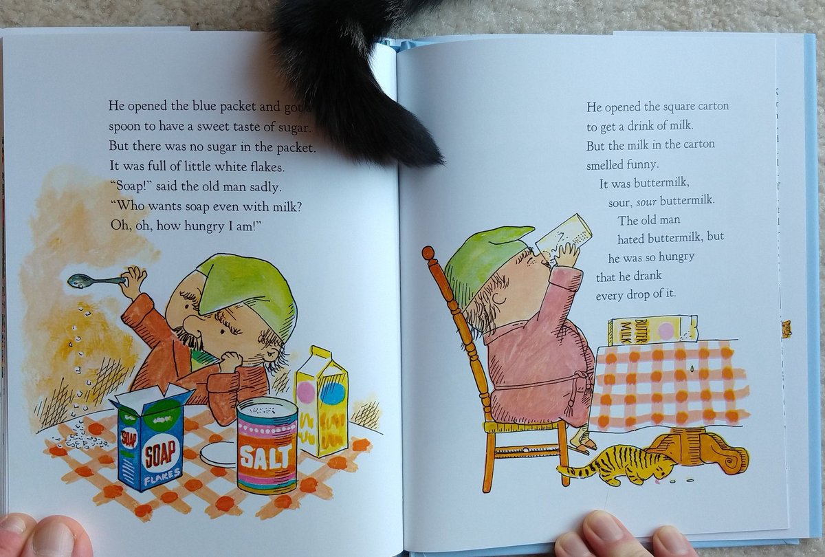 34. The Little Old Man Who Could Not ReadRecommended by a mutual, this is the story of a sweet old man and his incredibly long-suffering wife.I suspect there is much empathy for illiterate kids here.