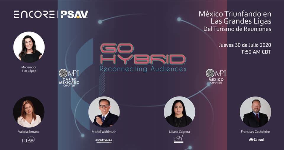 MPI_Mexico's tweet photo. ¡Únete este jueves 30 de julio a partir de las 10:00 am a #GoHybridEvent de @EncoreMex!
“#México Triunfando en las Grandes Ligas del #TurismoDeReuniones”.
Aún puedes registrarte aquí >>
https://t.co/sxS4itKAGM
#ConstruyendoJuntosSíPodemosMPIMéxico @MPI #eventprofs https://t.co/ugjCqtbm0F
