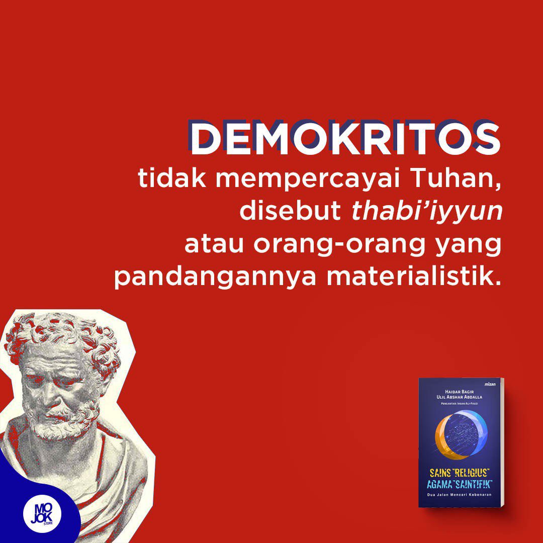 mojokstore's tweet photo. Yuk yuk preorder buku barunya Pak Haidar Bagir dan Gus Ulil~
Bisa WA Susi/Mas Pur fyi aj~
❤️💙
#sainsreligiusagamasaintifik #HaidarBagir #Ulil #Mizan
#BeliDiMojokstore https://t.co/BVHfw43ZSQ