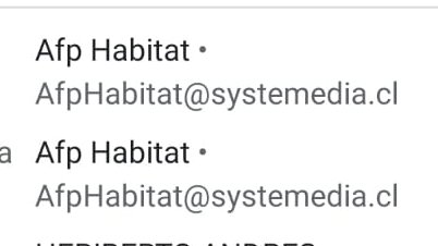 Thee_Duffman's tweet photo. @Habitat_Ayuda a mi viejo le llegaron dos correos de distinto remitente, en uno de ellos le pedían el rut para que revisara sus fondos... Cuál de esos dos es verídica? O lo son ambas? https://t.co/cBETMOgLsH