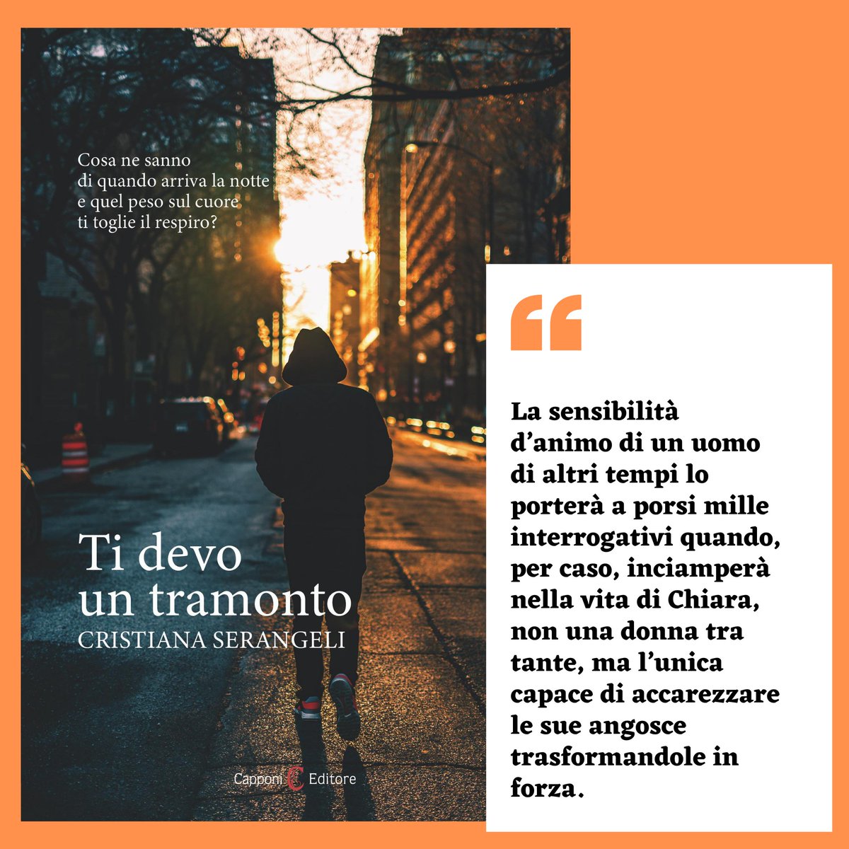 capponieditore's tweet photo. TI DEVO UN TRAMONTO"
di Cristiana Serangeli
📚🛒ACQUISTA ONLINE SU AMAZON 
https://t.co/5PHgrGpMyp
O SUL NOSTRO SHOP 
https://t.co/iTB27WAwFK
#capponieditore #libridaleggere https://t.co/viHhS0TGEw