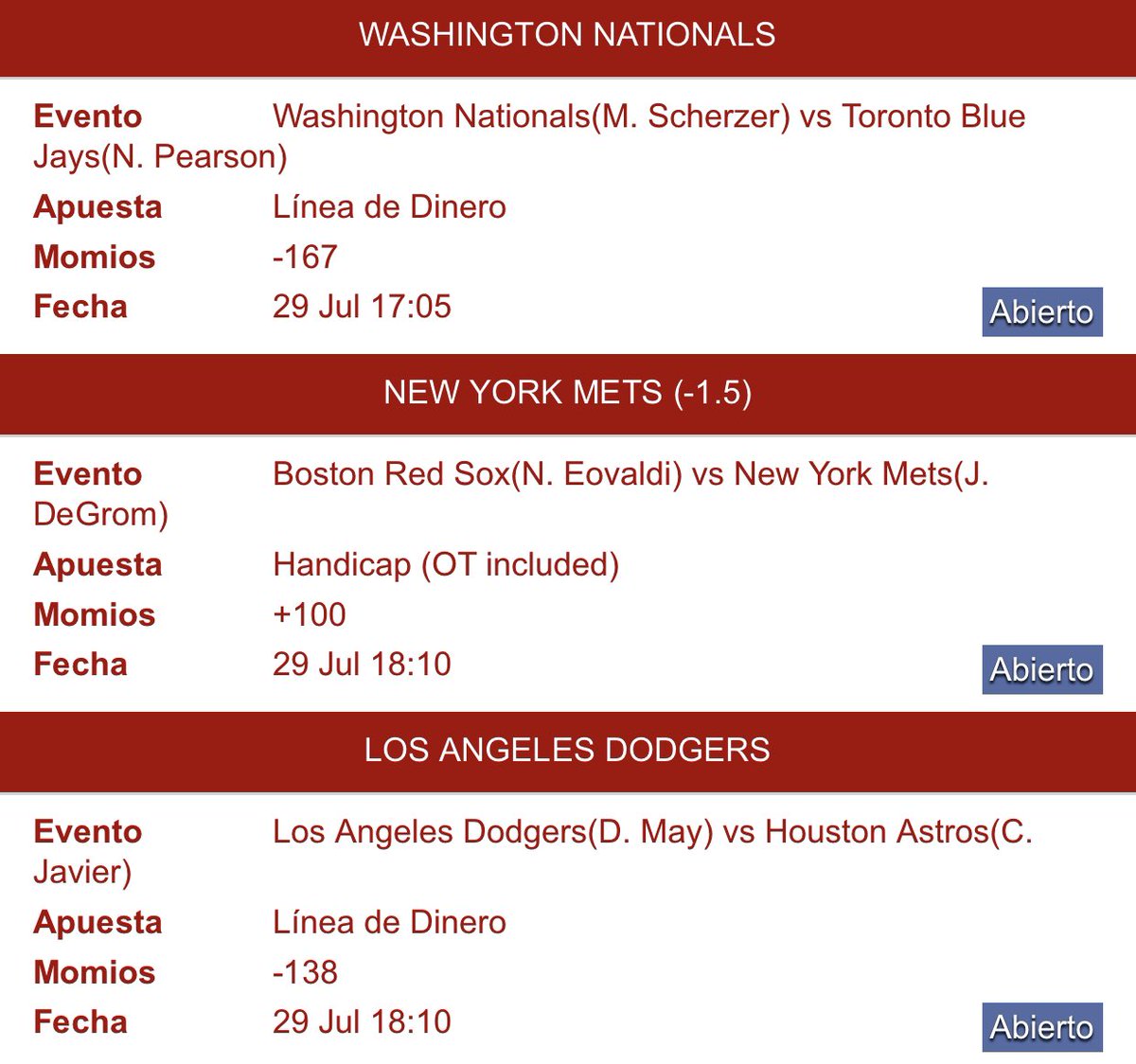 #MLB Sin miedo al éxito!🔥⚾️🇺🇸🔥
@FC_GoldenPicks