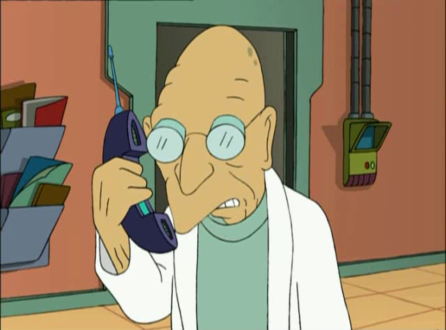 "¿Murió al menos sin sufrir?
... ¿En pedacitos, eh?

¿Cómo se lo ha tomado su mujer?
... ¿En pedacitos, eh?"