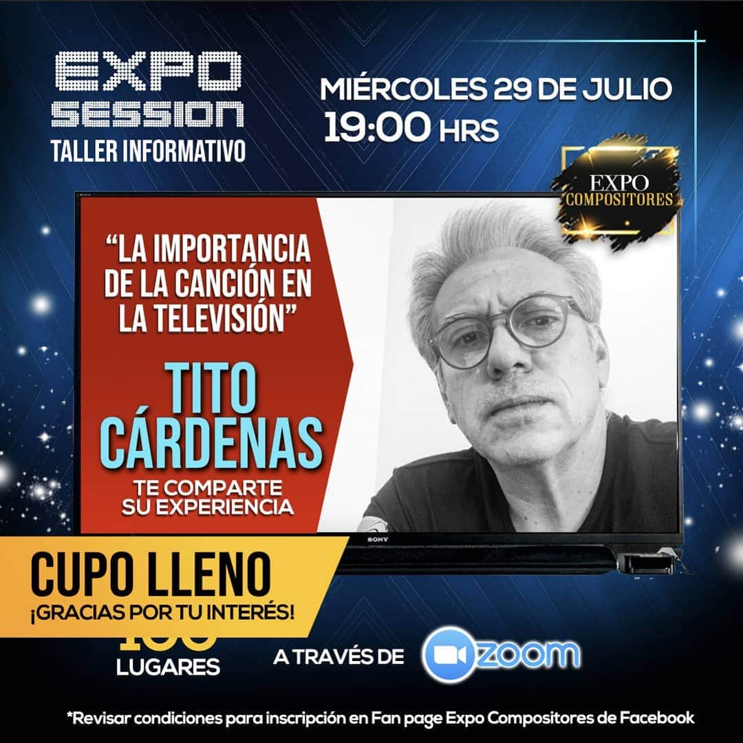 expocompositor's tweet photo. Cupo lleno para la Expo Session de hoy. Agradecemos mucho habernos elegido una vez más. Vienen cosas importantes por delante, Nos vemos luego junto a Tito Cárdenas 😉 #ceo #marketing #editor #zoom #exposession #free #gratuito #compositor #superacion #coaching #grammys #televisa https://t.co/pUXdjxntZH