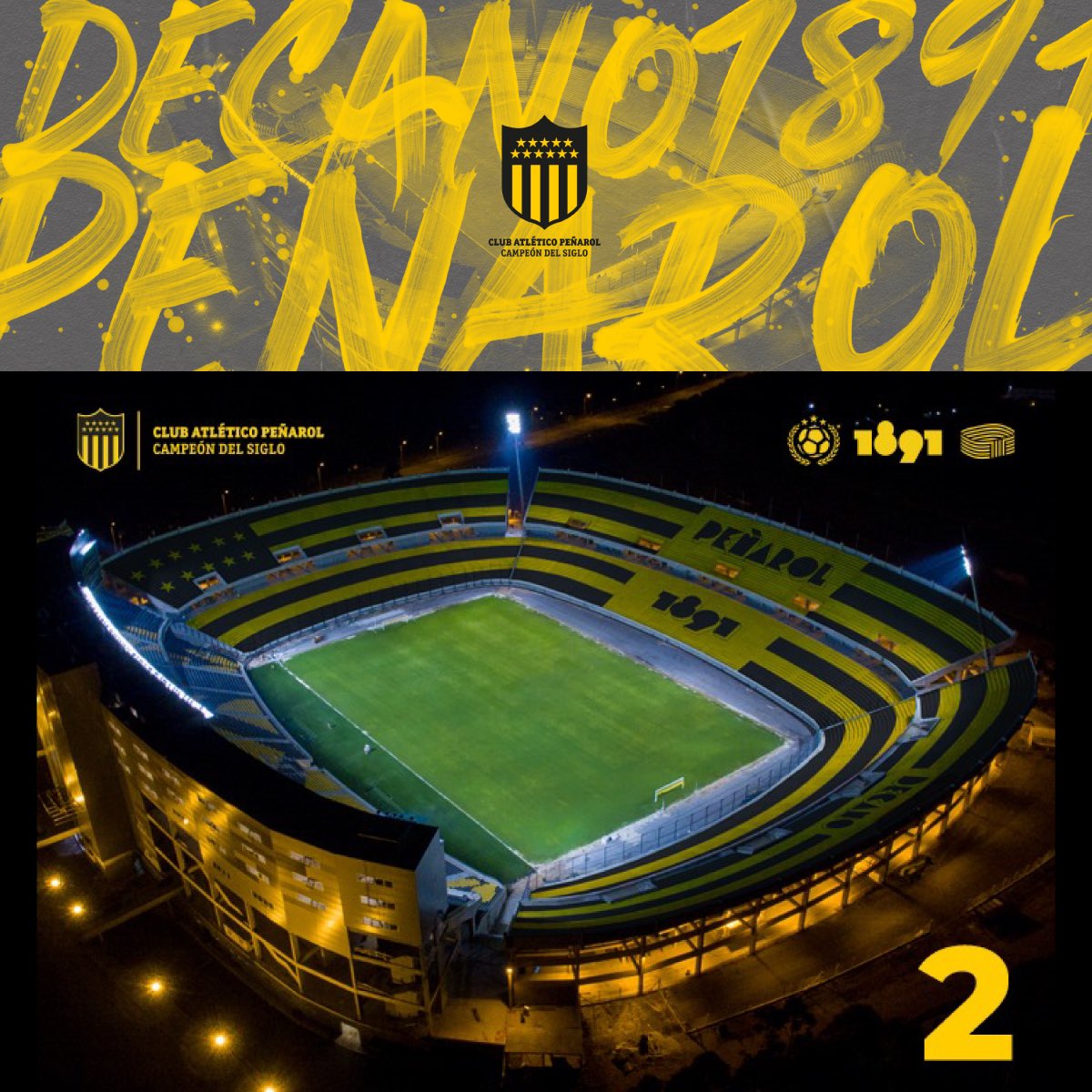 padreydecanocom's tweet photo. ¡CONFIRMADO!

La opción 2 será la plasmada en las tribunas del Campeón del Siglo. https://t.co/WmcHWKS1RX