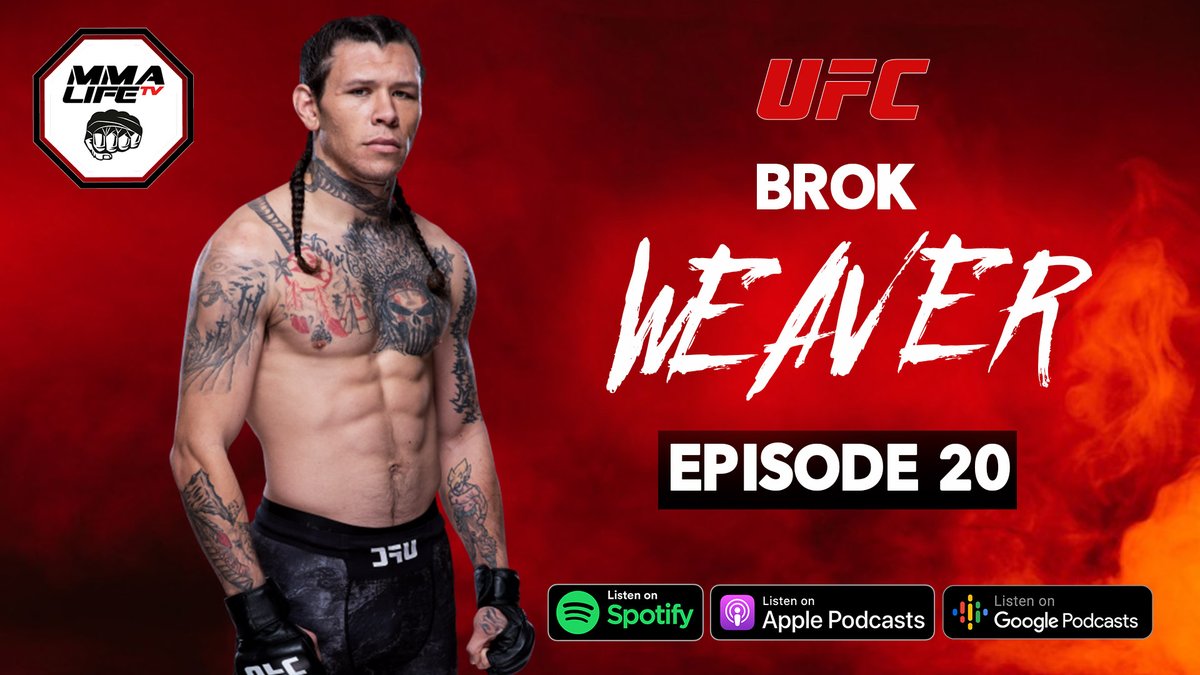 MMALifeTV1's tweet image. Our interview with the UFC's @BWeaverufc is now up! Check it out via the link below

link - youtube.com/watch?v=wZkp6Z…

#brokweaver #ufc #fighterinterview #mma #mmaespn