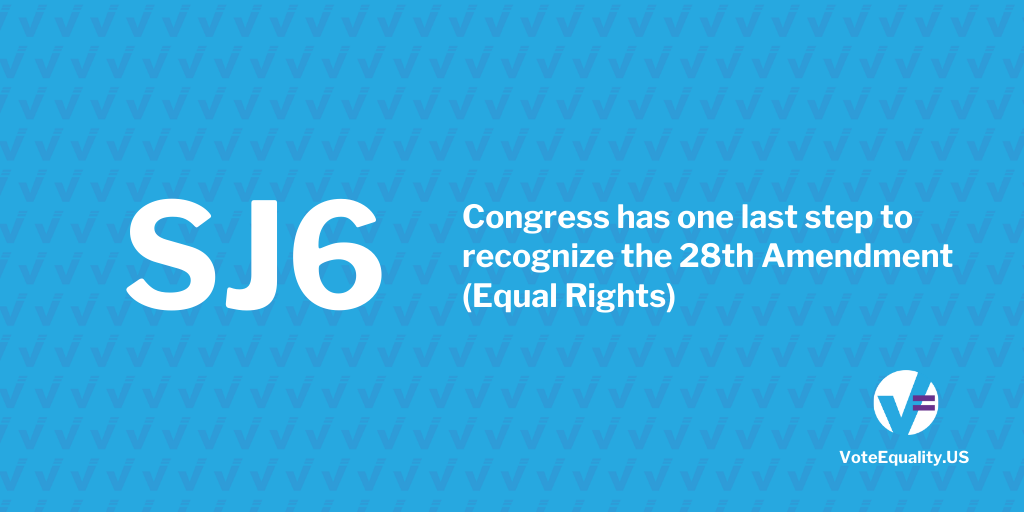 VoteEqualityUS's tweet photo. We are ONE STEP away from constitutional gender equality and advancing America’s promise of liberty and justice for all. 

https://t.co/YTFCkBnLQX 

#NoDeadlinesOnEquality #VoteEqualityUS https://t.co/03EMoBkChh