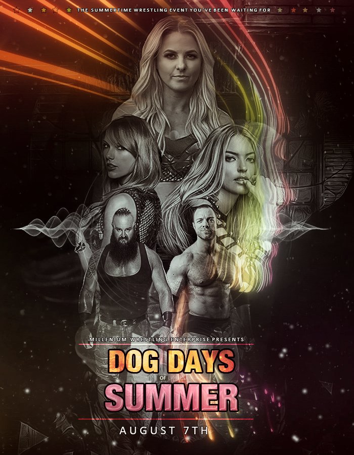 Enjoying the summer break? Yeah? Well, things are about to heat up as we draw closer to the first #MWE summer event. Check the card for #DogDaysOfSummer and tune in on August 7th to watch it exclusively on #MENTV

enterprisenetwork.boards.net/thread/790/mwe…
