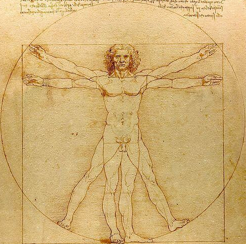 But what about "The Vitruvian Man"? Wasn't that published?It was just a sketch found in one of his notebooks. It was never published.