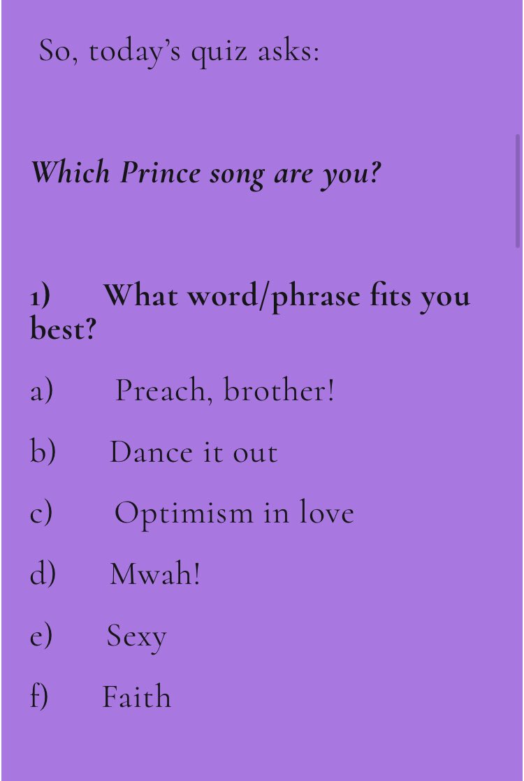 ElmSinger's tweet image. Today’s quiz! elmtreesinger.com/quizzes-with-q… #prince, #quizzes, #CatsOnTwitter