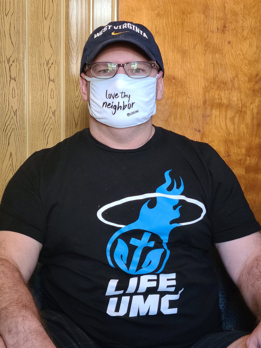 LIFEUMC's tweet photo. Pastor @larrybuckland #lovethyneighbor  #WearAMask @AyneAmjad @LIFEUMC #wvumc https://t.co/h2ONZH0qtB